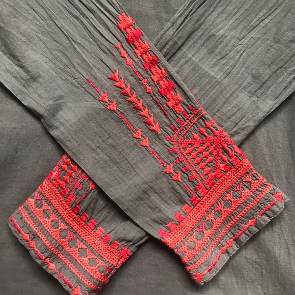 🎉HOST PICK🎉 Johnny Was Biya Button Front Gauze Tunic - Picture 6 of 6